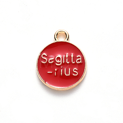 Alloy Enamel Pendants LS-ENAM-S124-01A-07F-1