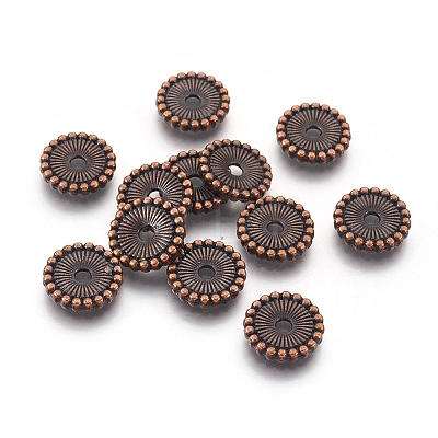 Tibetan Style Alloy Spacer Beads X-TIBE-47916-R-FF-1