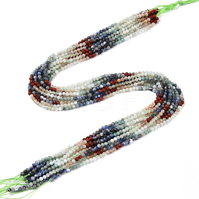 Natural Mixed Gemstone Beads Strands G-D080-A01-02-02-1