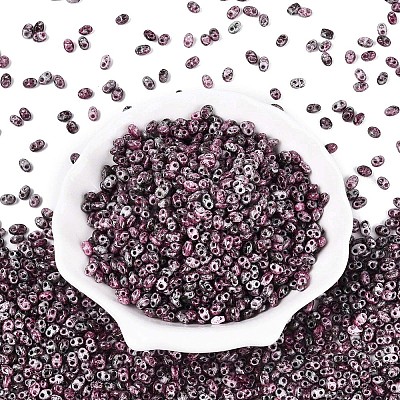 Picasso Glass Seed Beads GL-N001-02E-1
