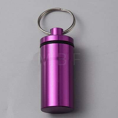 Outdoor Portable Aluminium Alloy Small Pill Case KEYC-WH0029-92C-1