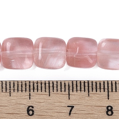 Cherry Quartz Glass Beads Strands G-M435-A17-01-1
