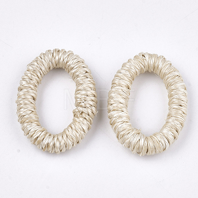 Handmade Woven Linking Rings WOVE-T006-145-1