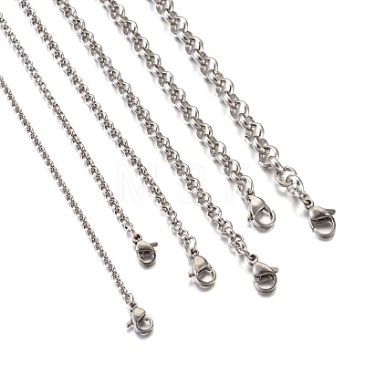 Steel Rolo Chain for Necklace MAK-TA0001-02P-1