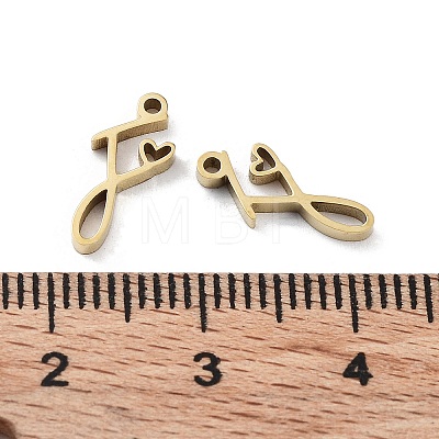 304 Stainless Steel Charms STAS-M327-02G-F-1