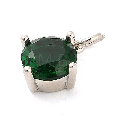 Brass Glass Pendants KK-H527-14P-02-1