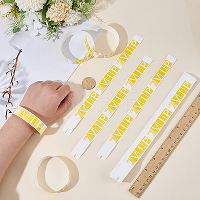 200Pcs VIP PP Plastic Waterproof Bracelets BJEW-SP0001-33B-1
