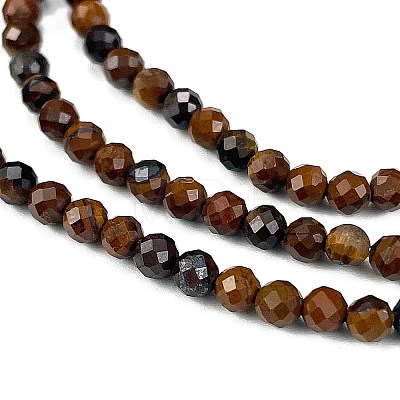 Natural Tiger Eye Beads Strands X-G-M399-03C-01-1
