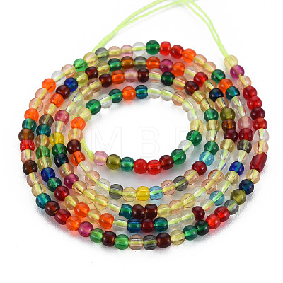 Glass Beads Strands GLAA-N041-008B-1