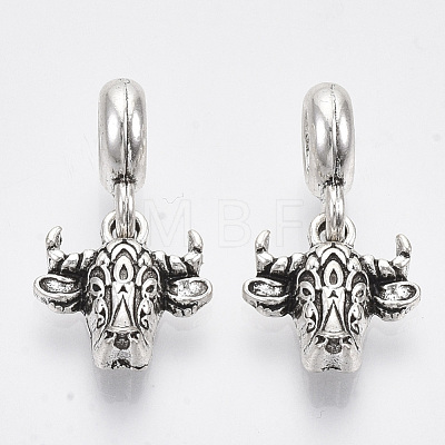 Alloy European Dangle Charms MPDL-T004-20AS-1