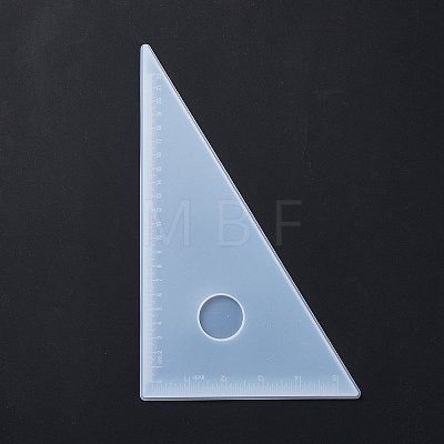 30/60/90 Degree Triangle Ruler Silicone Molds DIY-I096-06-1