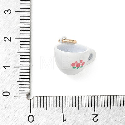 Spray Painted Brass Charms KK-CBAEB58-13-1