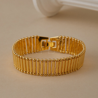 Brass Link Chains Bracelets for Women WG196E4-04-1