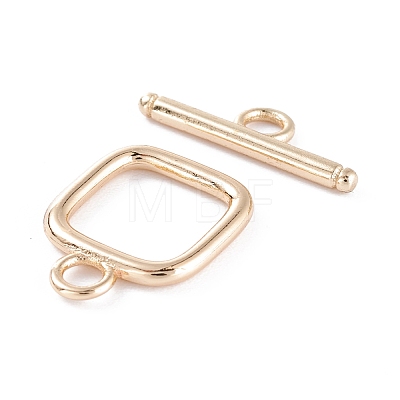 Rack Plating Brass Toggle Clasps KK-F827-04G-1