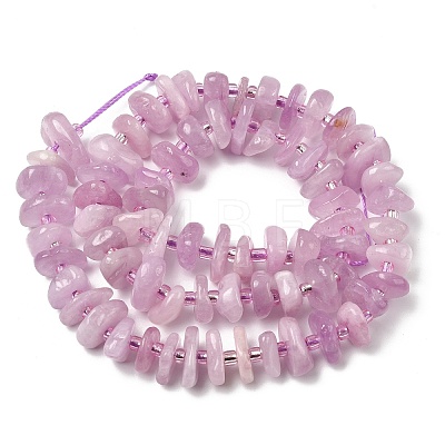 Natural Kunzite Beads Strands G-L649-C04-01-1