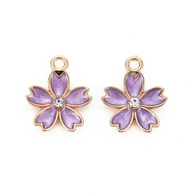 Alloy Enamel Pendants X-ENAM-S121-052E-1