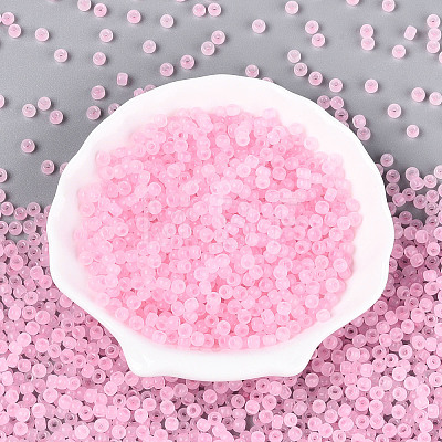 6/0 Transparent Inside Colours Glass Seed Beads SEED-N008-08Q-1