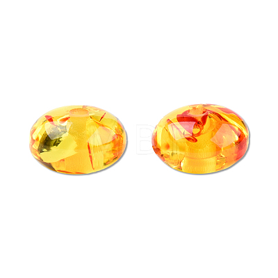 Resin Imitation Amber Beads RESI-N034-02-C01-1