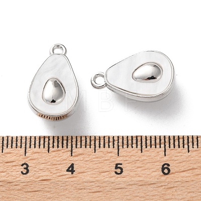 Rack Plating Alloy Acrylic  Pendants FIND-M038-09P-1