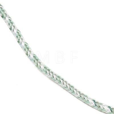 Braided Polycotton Cord Necklaces Making MAK-F038-B23-G-1
