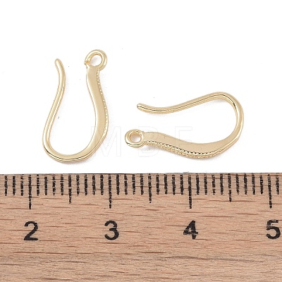 Brass Earring Hooks KK-U008-05G-1