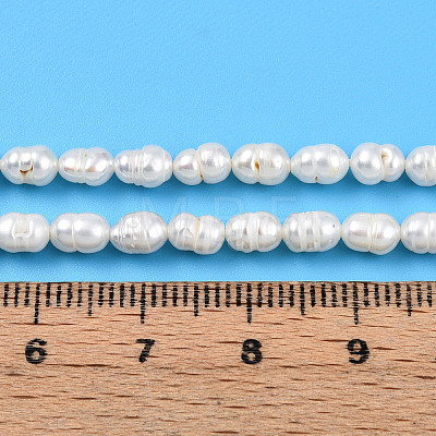 Natural Cultured Freshwater Pearl Beads Strands PEAR-N012-04L-01-1