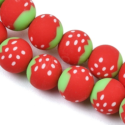 Handmade Polymer Clay Beads Strands PY-CBAEC33-02Q-1