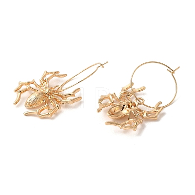 Alloy Hoop Earrings for Women EJEW-G404-01G-1