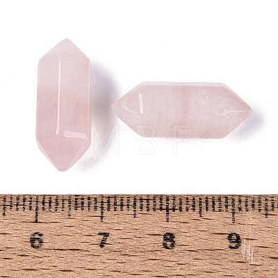 Natural Rose Quartz Pendants G-Q601-27G-1