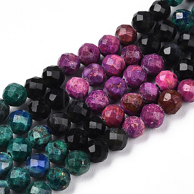 Natural Mixed Gemstone Beads Strands G-D080-A01-01-34-1