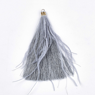 Nylon Tassel Big Pendant Decorations FIND-T060-003B-1