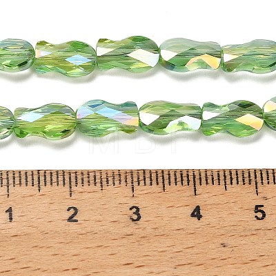 Electroplate Glass Beads Strands EGLA-P066-01A-AB06-1