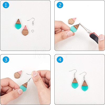 DIY Earring Making DIY-OC0002-09P-1