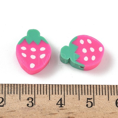 Fruit & Vegetable Theme Handmade Polymer Clay Beads CLAY-F006-02C-1