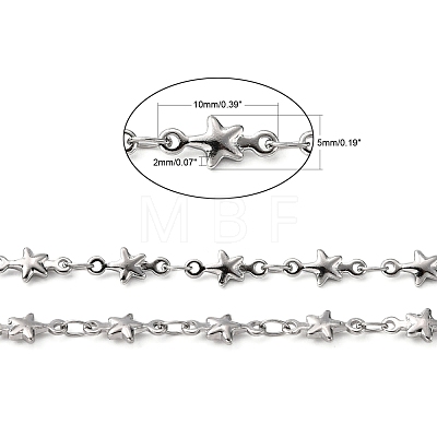 3.28 Feet 304 Stainless Steel Link Chains X-CHS-K001-40-1