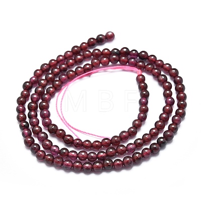 Natural Garnet Beads Strands G-K305-08-A-1