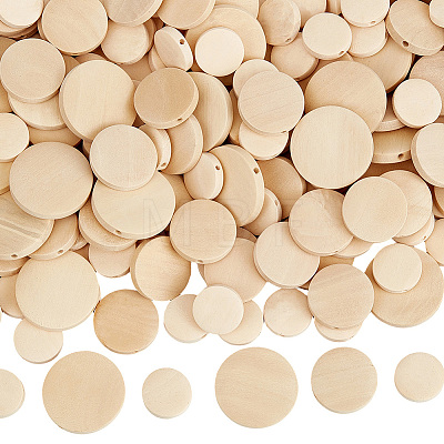 210Pcs 3 Styles Wooden Beads WOOD-PA0001-52-1