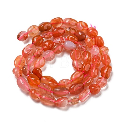 Natural Agate Beads Strands G-P497-01A-11-1