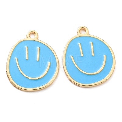 Alloy Enamel Pendants X-ENAM-D051-18G-03-1