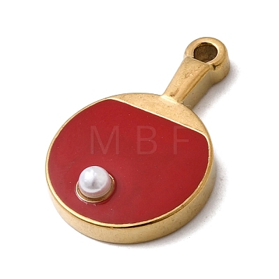 304 Stainless Steel Enamel Pendants STAS-P454-08G-01-1