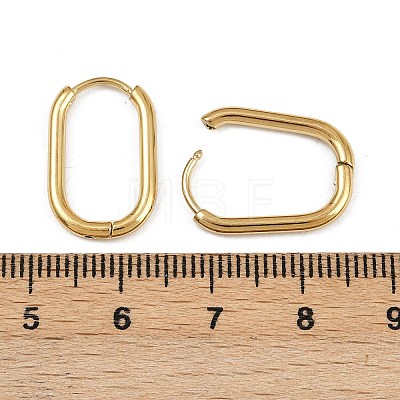 304 Stainless Steel Oval Hoop Earrings X-EJEW-K268-36G-1