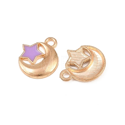 Alloy with Enamel Charms AL-CBA9C31-01G-B-1