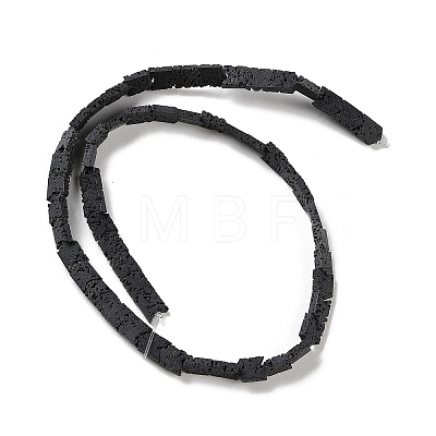 Synthetic Lava Rock Dyed Beads Strands G-H311-03-04-1