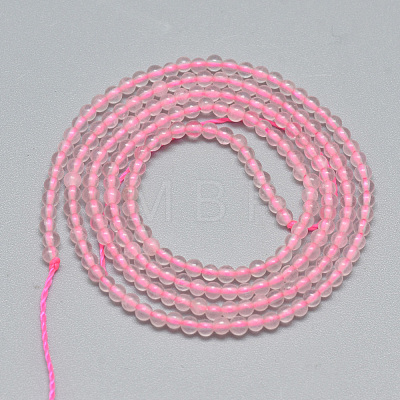 Natural Rose Quartz Beads Strands G-S266-2mm-16-1