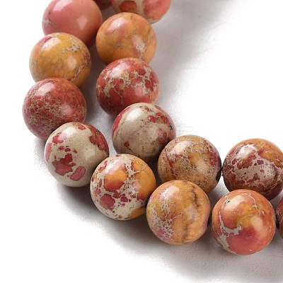 Dyed Natural Regalite/Imperial Jasper/Sea Sediment Jasper Beads Strands G-B124-C01-16-1