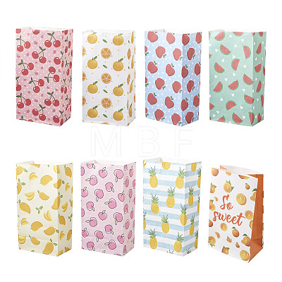 24Pcs 8 Style Paper Gift Bags CARB-MB0001-03-1