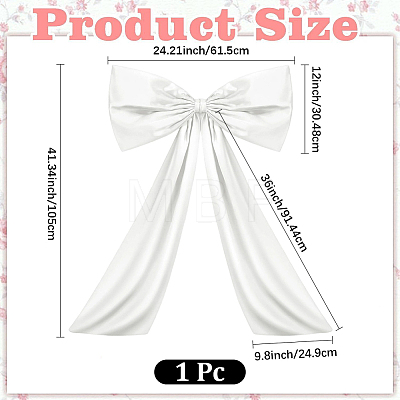 Cloth Big Bowknot Ornaments DIY-CN0003-97A-1