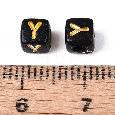 Opaque Acrylic Beads SACR-T035-20Y-1