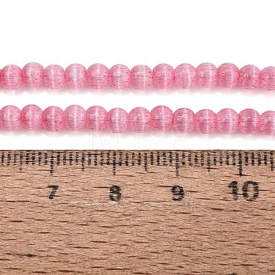 Glass Imitation Cat Eye Beads Strands GLAA-N075-01A-06-1