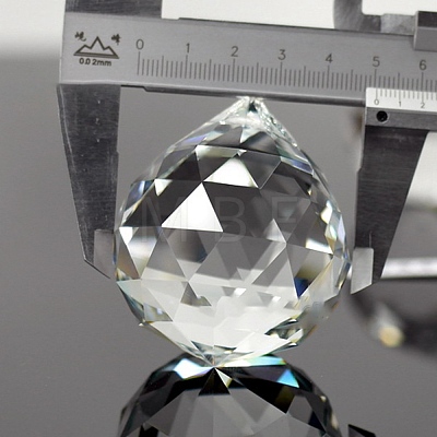 Transparent K9 Glass Pendants GLAA-WH0015-35D-1